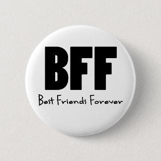Chapa Redonda De 5 Cm Mejores amigos de BFF para siempre
