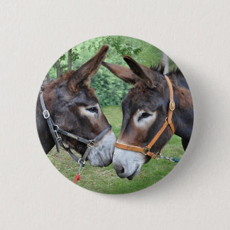 Chapa Redonda De 5 Cm Mejores amigos del burro