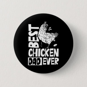 Chapa Redonda De 5 Cm Mejores Frases de Papá de Pollo de Todos los Tiemp
