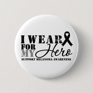 Chapa Redonda De 5 Cm Melanoma Hero