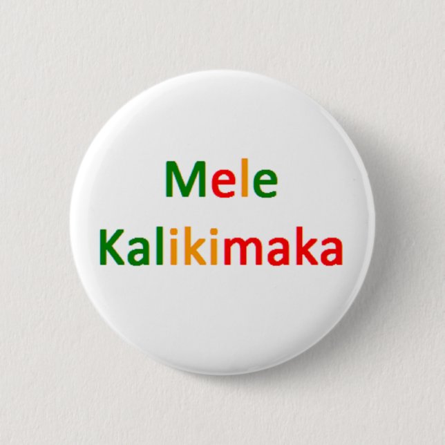 Chapa Redonda De 5 Cm mele kalikimaka2 (Anverso)