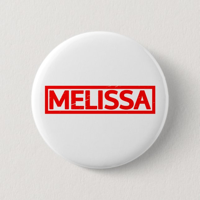 Chapa Redonda De 5 Cm Melissa Stamp (Anverso)