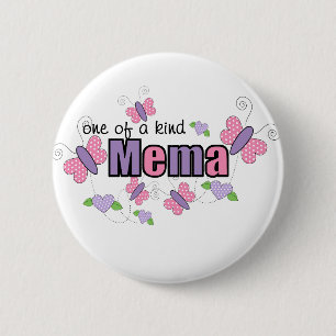 Chapa Redonda De 5 Cm Mema Única