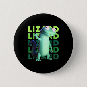 Chapa Redonda De 5 Cm Meme de Lagarto Divertido y Raro _ Animal Surreali