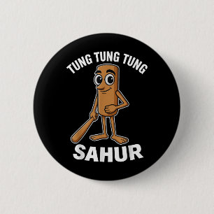 Chapa Redonda De 5 Cm Meme de niños loro loro italiano Tung Tung Tung Sa