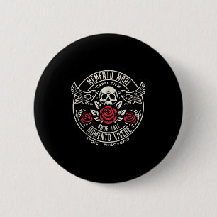 Chapa Redonda De 5 Cm Memento Mori, Amor Fati, Filosofía de la cita esto