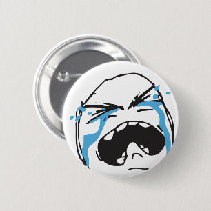 Chapa Redonda De 5 Cm Memes de Troll Llora Editable ELEGIR SU COLOR