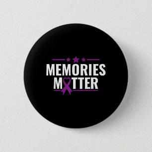 Chapa Redonda De 5 Cm Memorias - Conciencia sobre Alzheimer Demencia