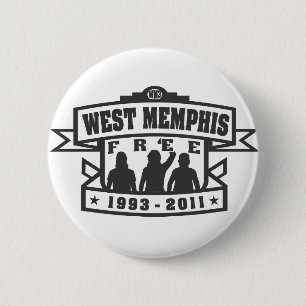Chapa Redonda De 5 Cm Memphis del oeste tres
