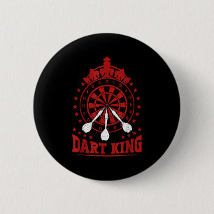 Chapa Redonda De 5 Cm Mens Dart Player Guay Cita Al Rey De Los Dardos