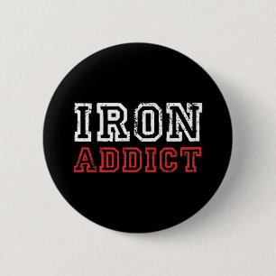 Chapa Redonda De 5 Cm Mens Iron Addict Gym Workout Fitness Bodybuilding