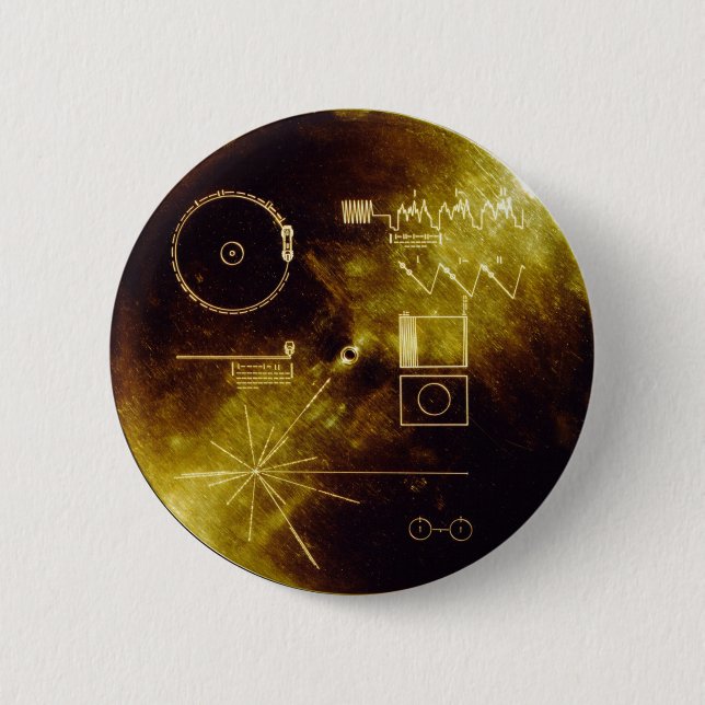 Chapa Redonda De 5 Cm Mensaje del viajero (Anverso)