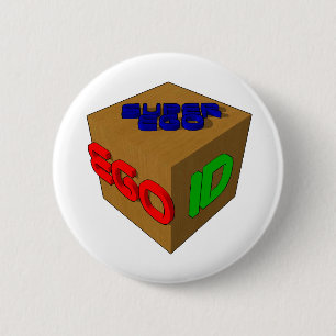 Chapa Redonda De 5 Cm MentalBlock