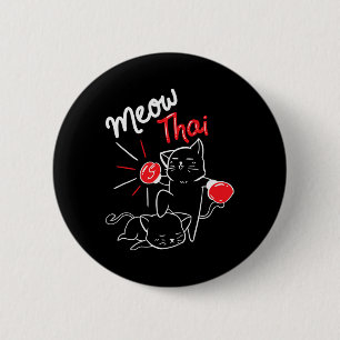Chapa Redonda De 5 Cm Meow Thai I Muay Thai Boxing I Muay Thai Men Mujer