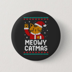 Chapa Redonda De 5 Cm Meowy Catmas