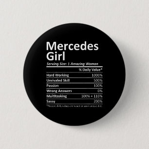 Chapa Redonda De 5 Cm Mercedes Chica Tx Texas Funny City Home Roots Usa 