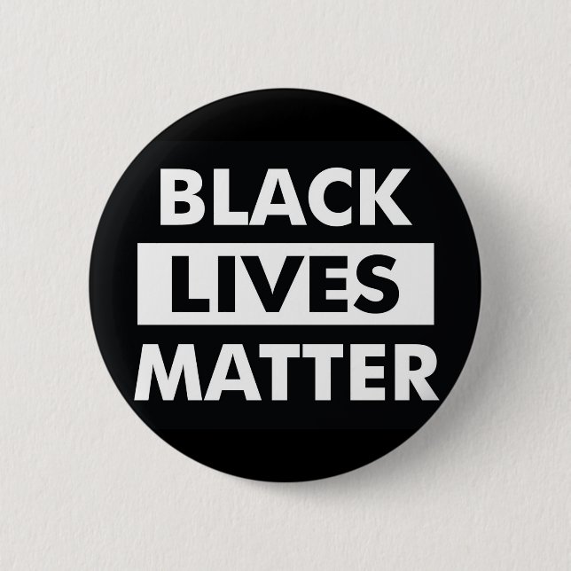 Chapa Redonda De 5 Cm Merch Black Lives Matter (Anverso)