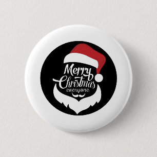 Chapa Redonda De 5 Cm Merry Christmas