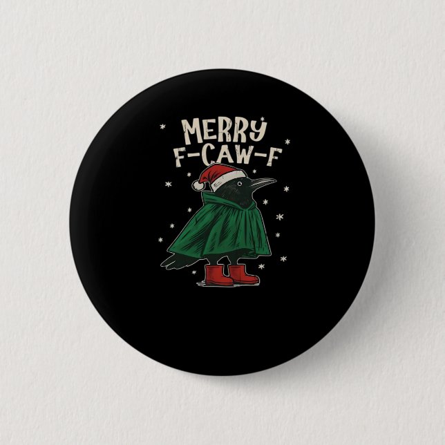 Chapa Redonda De 5 Cm Merry F-Caw-F (Anverso)