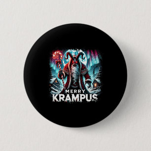 Chapa Redonda De 5 Cm Merry Krampus Navidades míticos navideños por el h