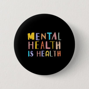 Chapa Redonda De 5 Cm Mes de la Conciencia sobre la Salud Mental Bipolar