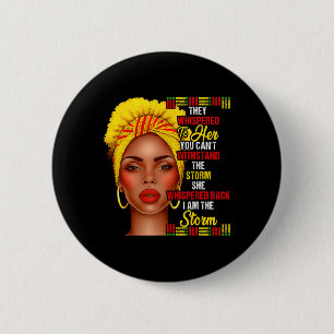 Chapa Redonda De 5 Cm Mes de la Historia Afro Mujeres Negras Afroamerica