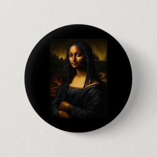 Chapa Redonda De 5 Cm Mes de la Historia Negra Afro Americano Africano M