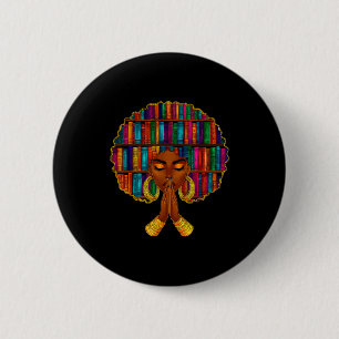 Chapa Redonda De 5 Cm Mes de la Historia Negra Afro Mujeres Amante de lo