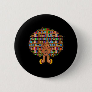 Chapa Redonda De 5 Cm Mes de la Historia Negra Afro Mujeres Chicas Amant