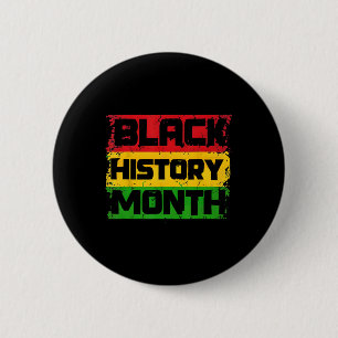 Chapa Redonda De 5 Cm Mes de la historia negra orgulloso de ser el mes d