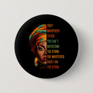 Chapa Redonda De 5 Cm Mes de la Historia Negra Patrimonio Cultura Afroam