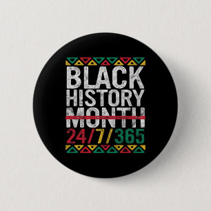Chapa Redonda De 5 Cm Mes de la Historia Negra Regalo 247365 Orgullo Afr
