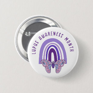 Chapa Redonda De 5 Cm Mes de sensibilización sobre el lupus
