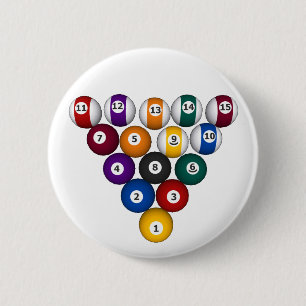 Chapa Redonda De 5 Cm Mesa de billar: Bolas de billar: Billar: