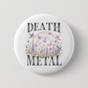 Chapa Redonda De 5 Cm Metal Muerte