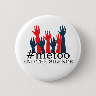 CHAPA REDONDA DE 5 CM METOO MARCHA DE MUJERES FIN AL SILENCIO