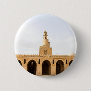 Chapa Redonda De 5 Cm mezquita de ibn tulun en El Cairo,Egipto