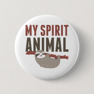 Chapa Redonda De 5 Cm Mi animal espiritual