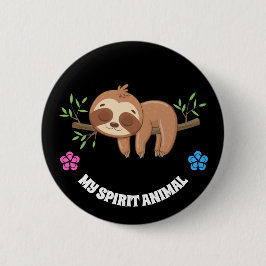 Chapa Redonda De 5 Cm Mi animal espiritual | Plantilla de eslora de tami