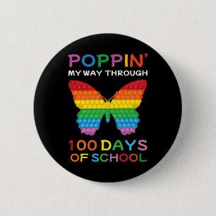 Chapa Redonda De 5 Cm Mi Camino A Través De 100 Días De Chicas De Maripo