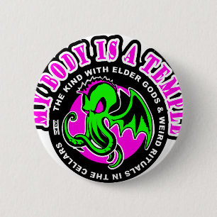 CHAPA REDONDA DE 5 CM MI CUERPO ES UN TEMPLO