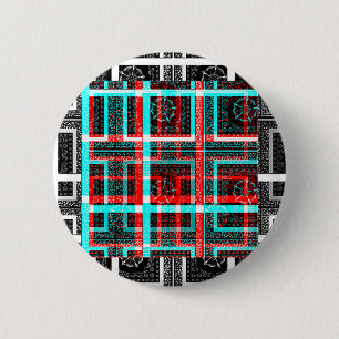 Chapa Redonda De 5 Cm Mi diseño de laberinto cuadrado