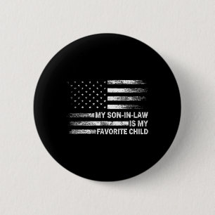 Chapa Redonda De 5 Cm Mi Hijo De Derecho Es Mi Menor Favorito Bandera Am