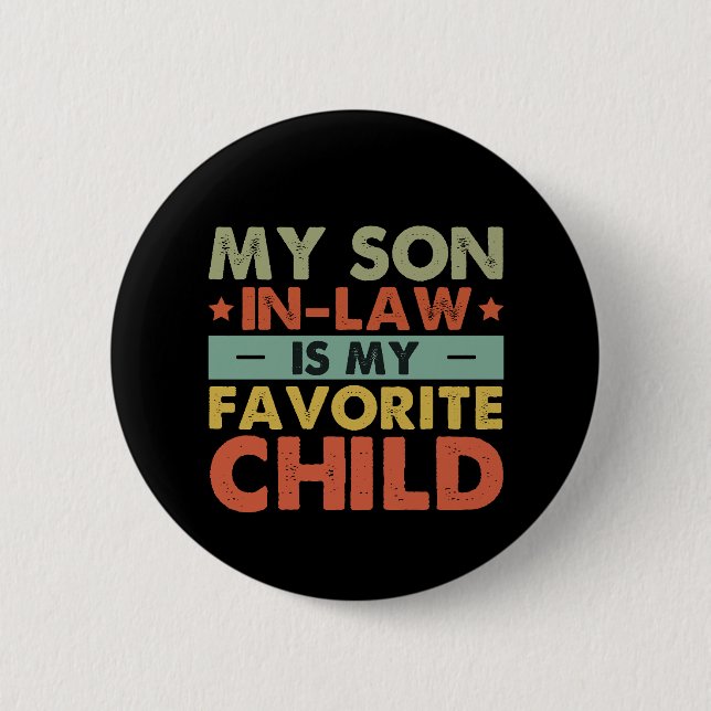 Chapa Redonda De 5 Cm Mi Hijo De Derecho Es Mi Preferente Familia Infant (Anverso)