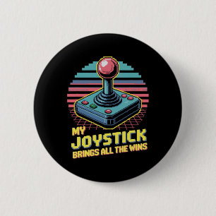 Chapa Redonda De 5 Cm Mi joystick trae todas las victorias