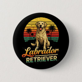 Chapa Redonda De 5 Cm Mi Labrador Retriever