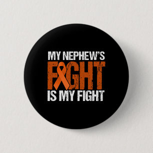 Chapa Redonda De 5 Cm Mi lucha contra la leucemia en mi lucha contra la