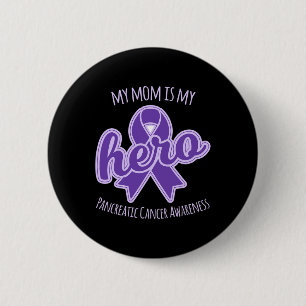 Chapa Redonda De 5 Cm Mi Mamá Es Mi Héroe Conciencia Sobre El Cáncer Pan