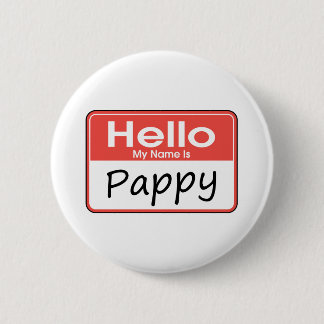 Chapa Redonda De 5 Cm Mi nombre es Pappy