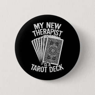 Chapa Redonda De 5 Cm Mi nuevo Therast es un mazo de cartas de tarot div